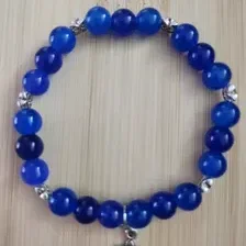 Ensemble Bracelet et Stylo Tons Bleus