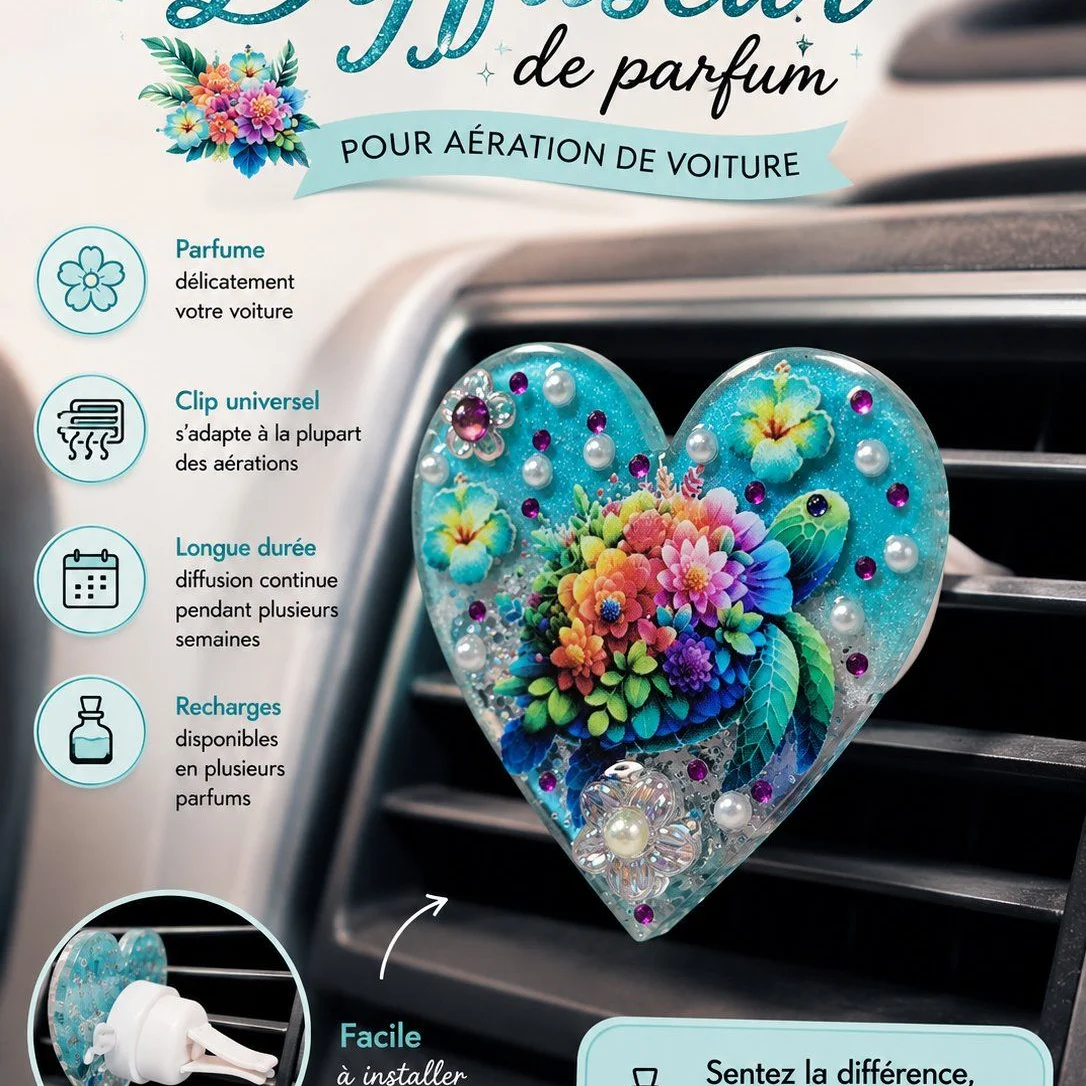 Diffuseur de parfum voiture personnalisé
