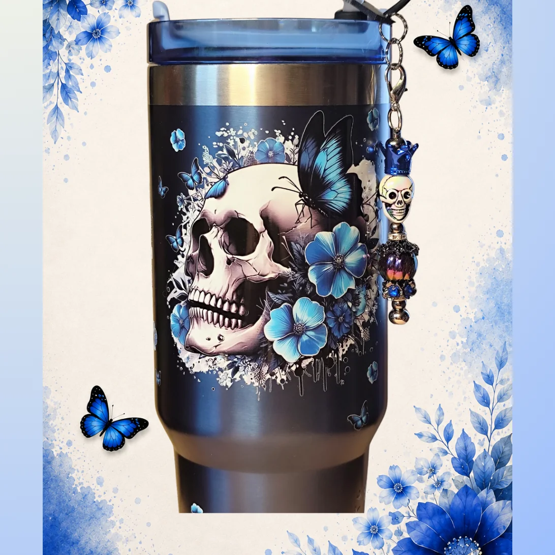 Tumbler isotherme Skull Bleu