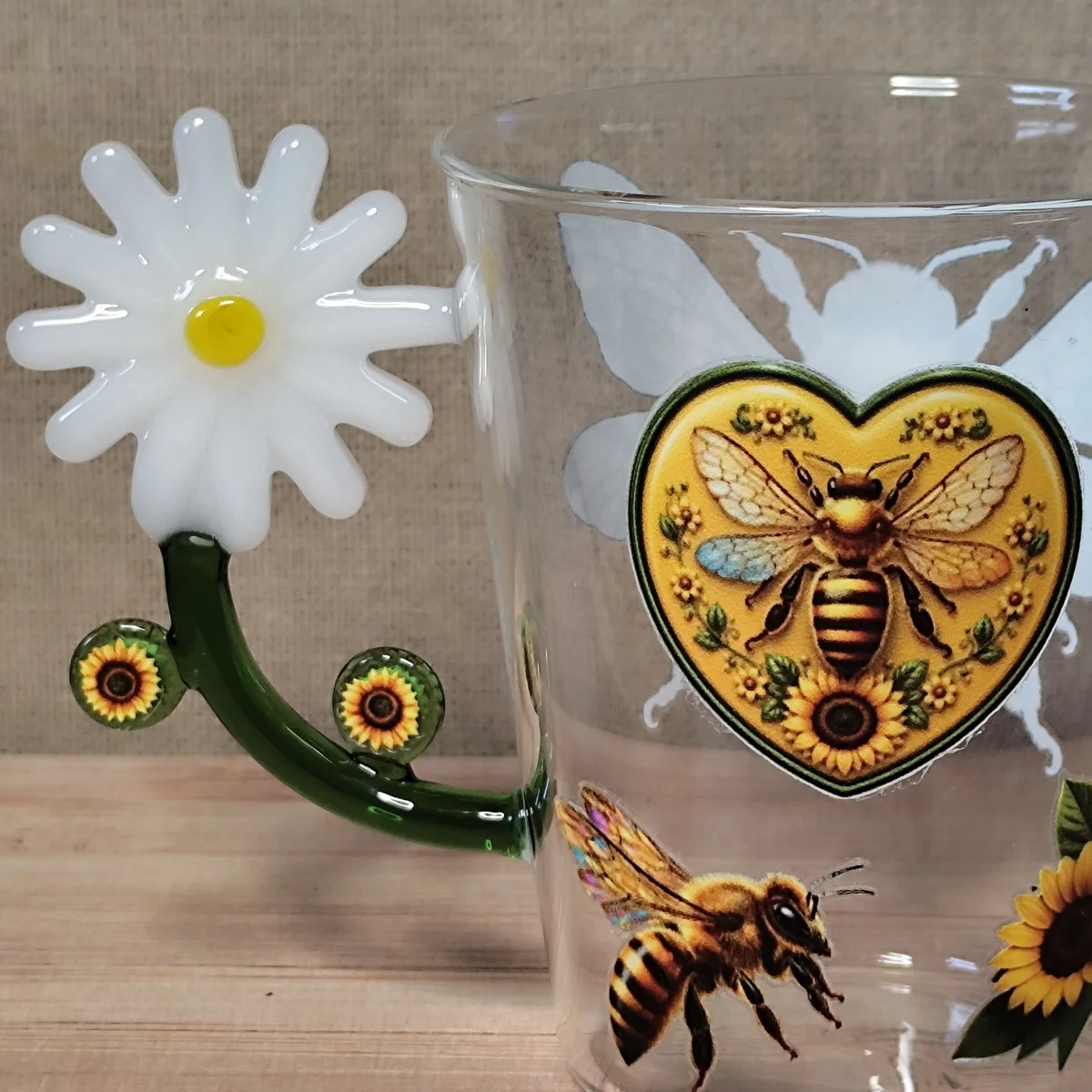Tasse "Maladie Invisible" – Abeille & Tournesol