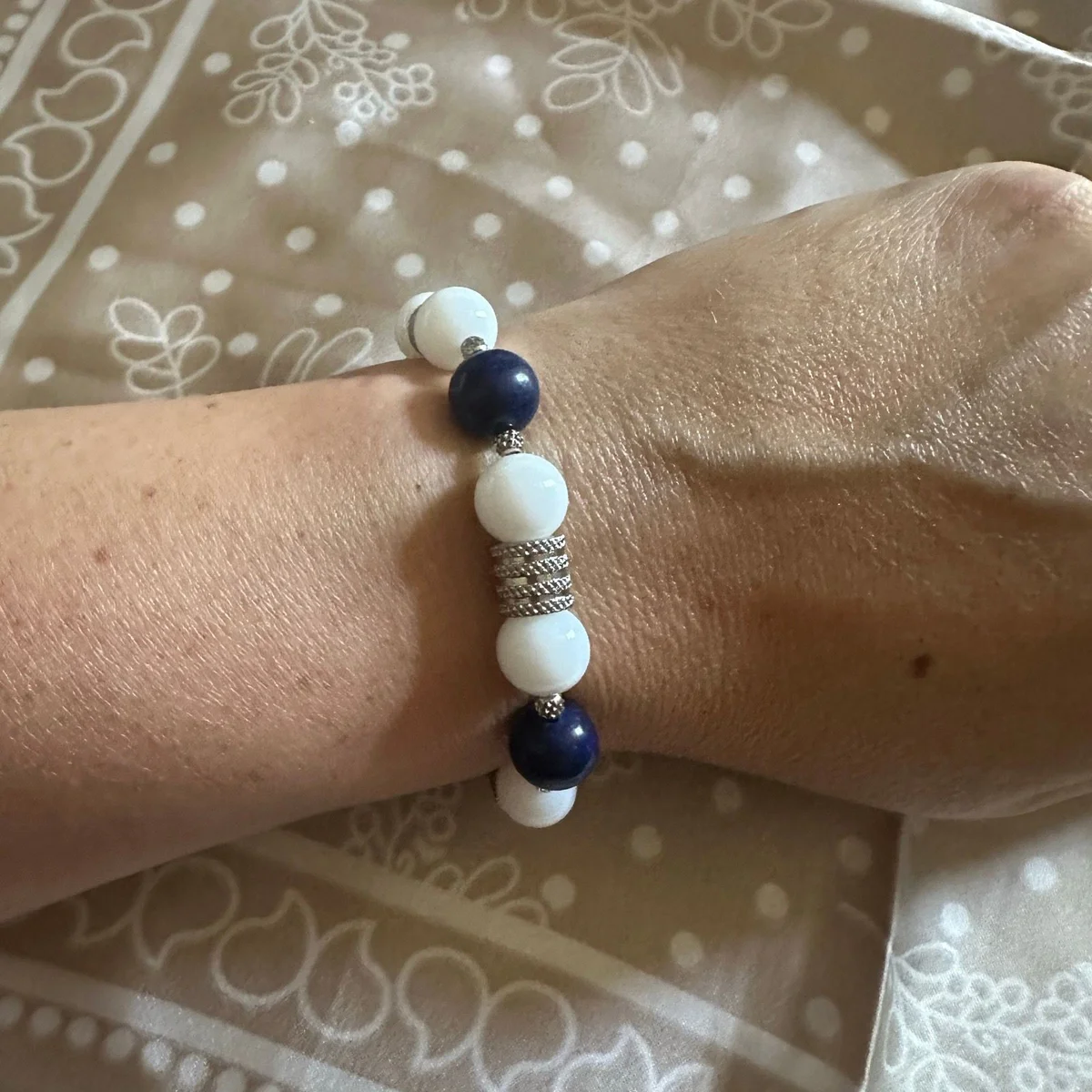 10 bracelets pierres de synthèse au choix
