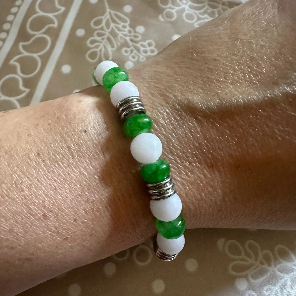 10 bracelets pierres de synthèse au choix
