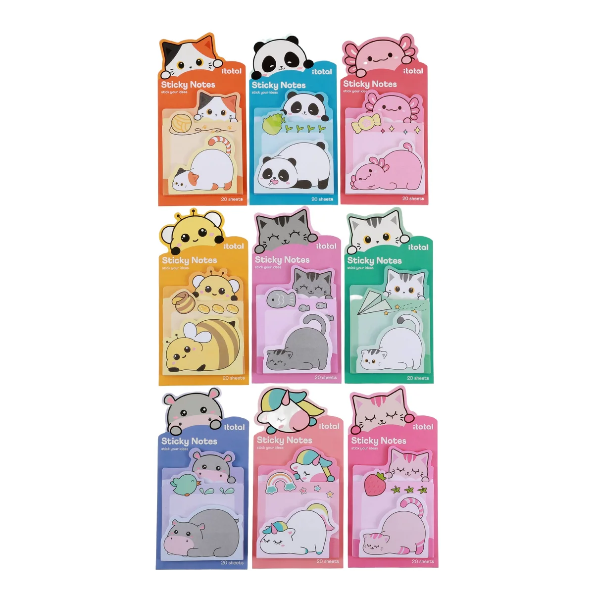Sticky Pads Assortis