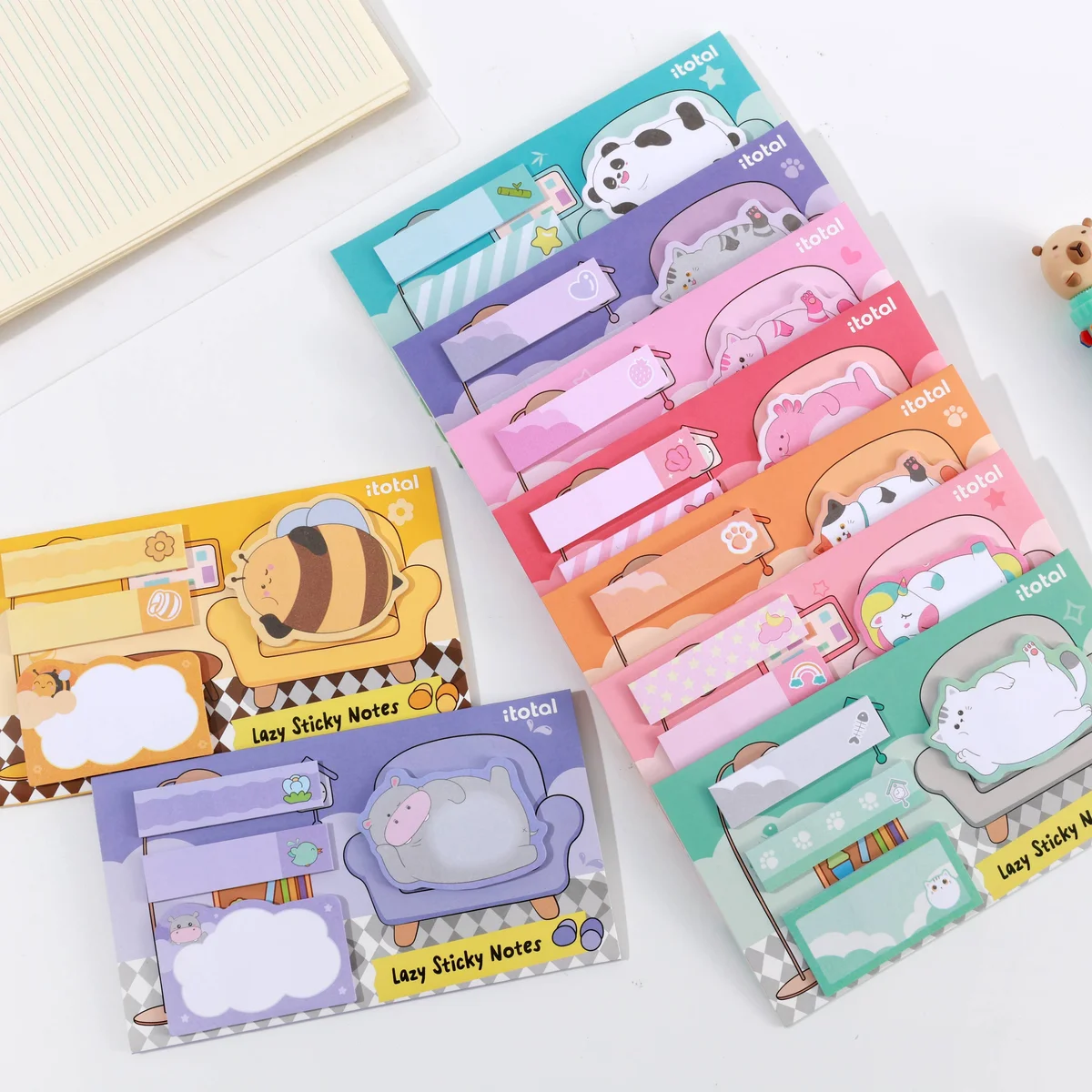 Lazy Sticky Notes Assortis
