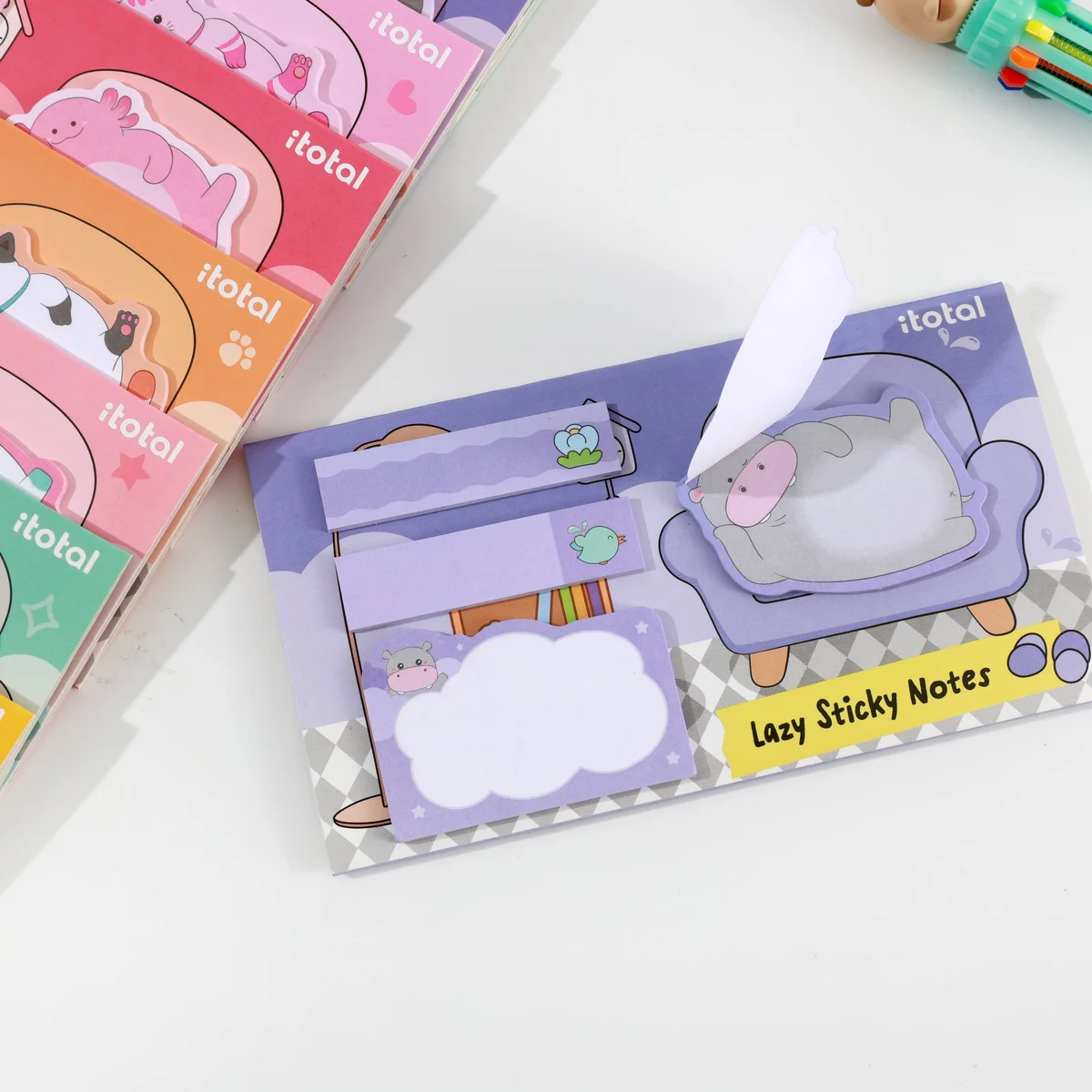 Lazy Sticky Notes Assortis