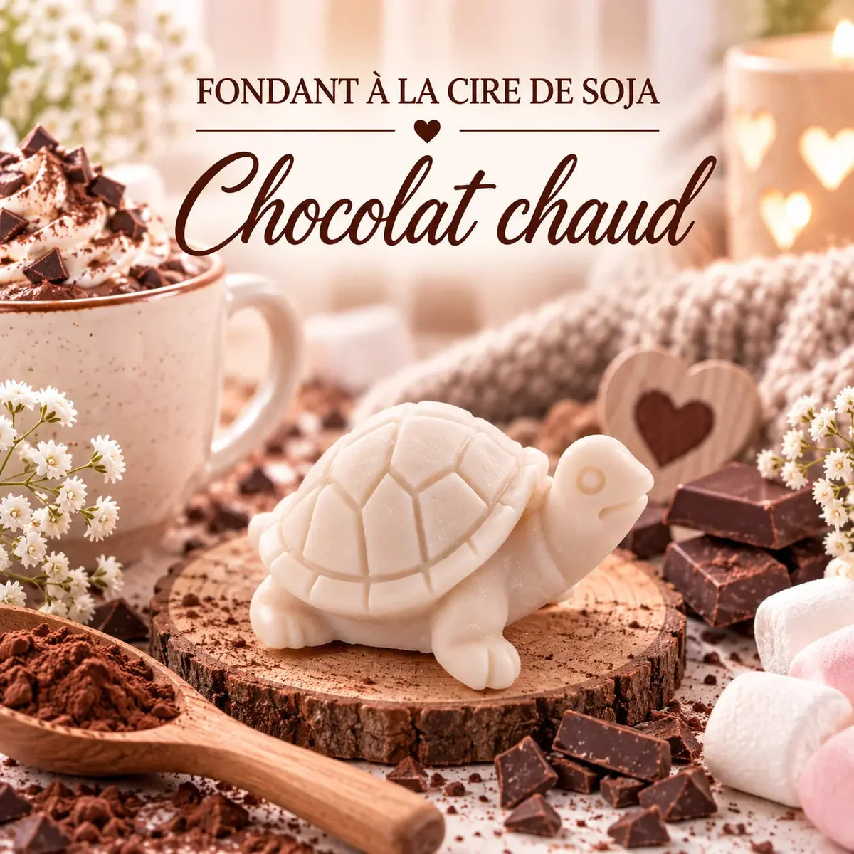 Fondants Parfumés Chocolat Chaud à la Cire de Soja