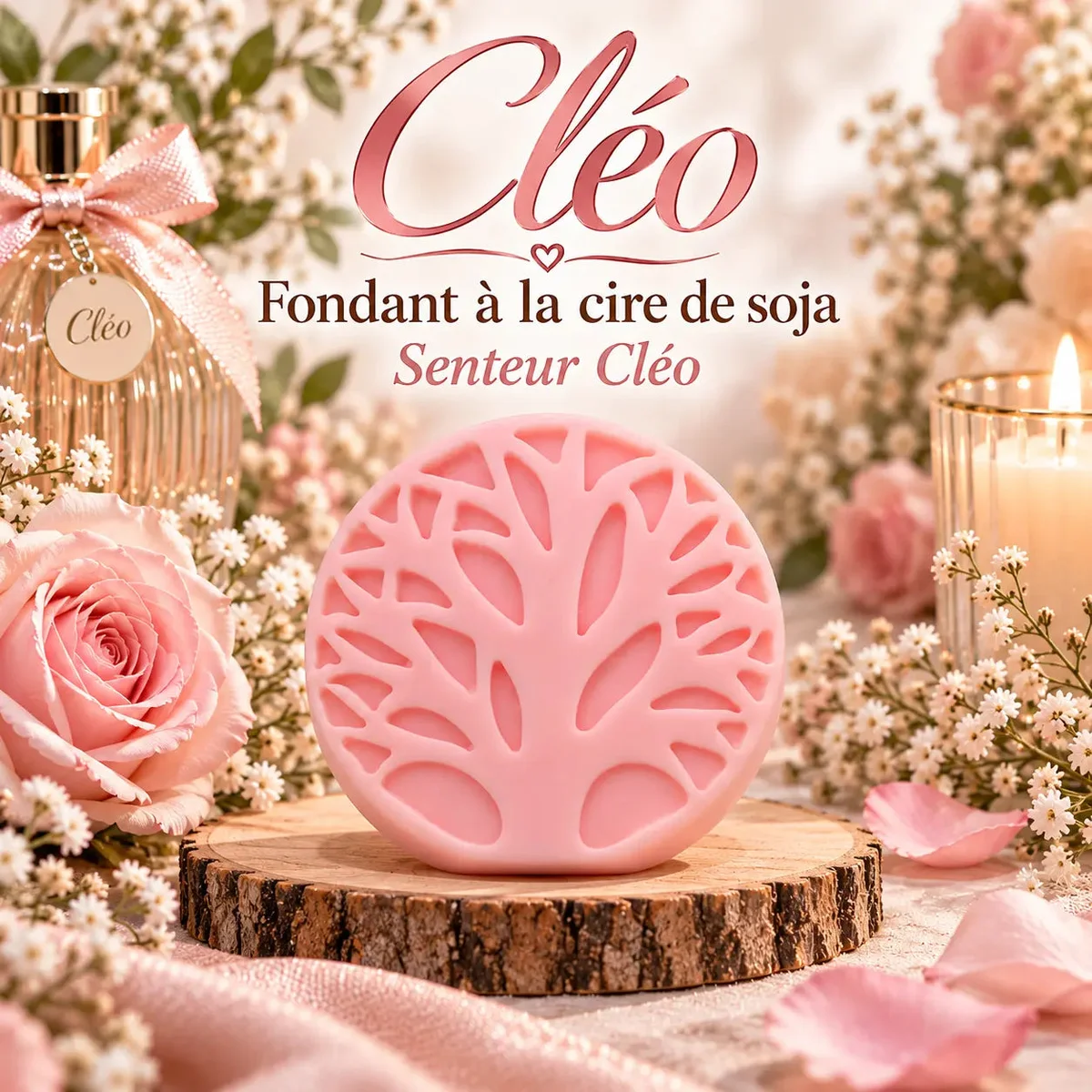 Fondants Parfumés Cléo à la Cire de Soja