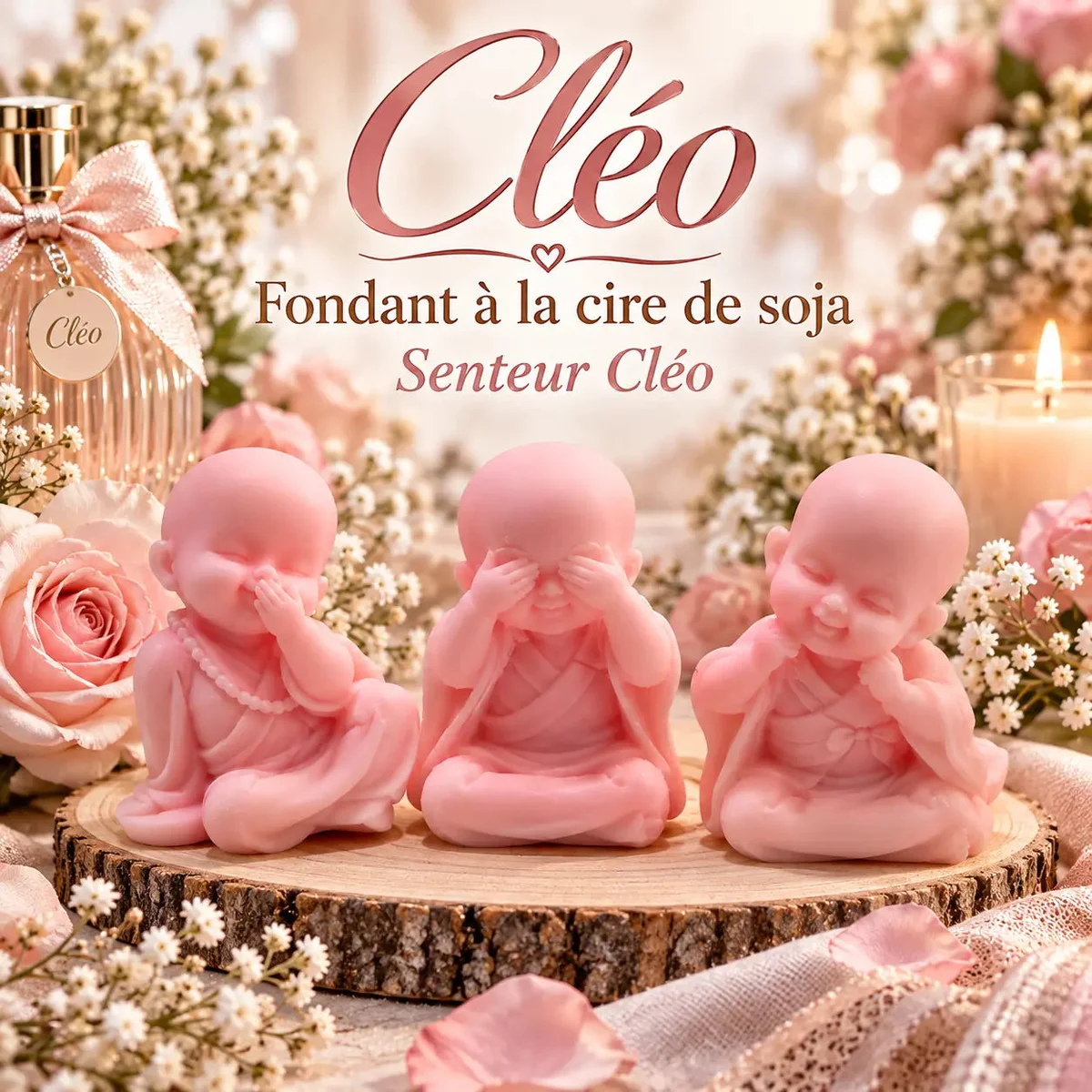 Fondants Parfumés Cléo à la Cire de Soja