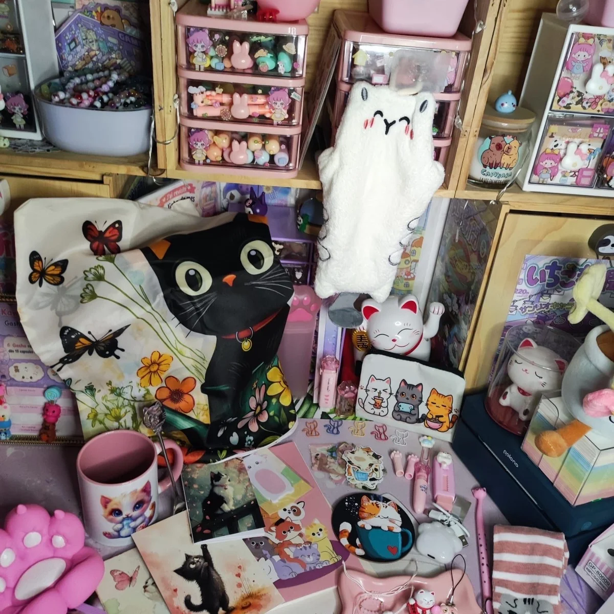 Box Kawaii Chat - 65 Mignonneries