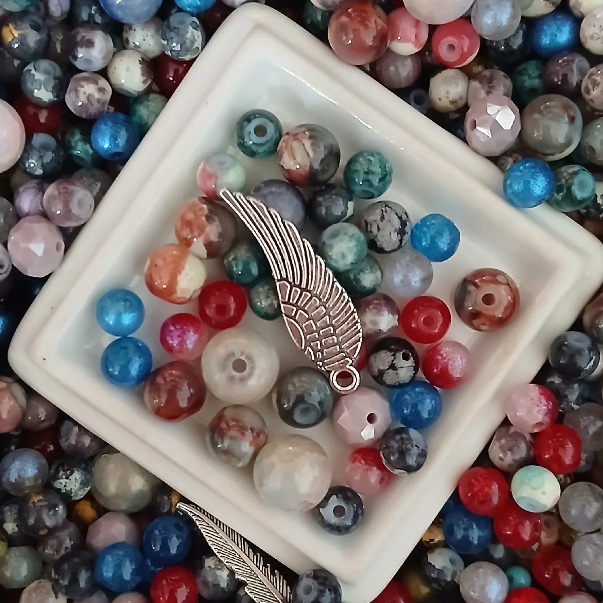 Mix d’été - collection de perles en verre