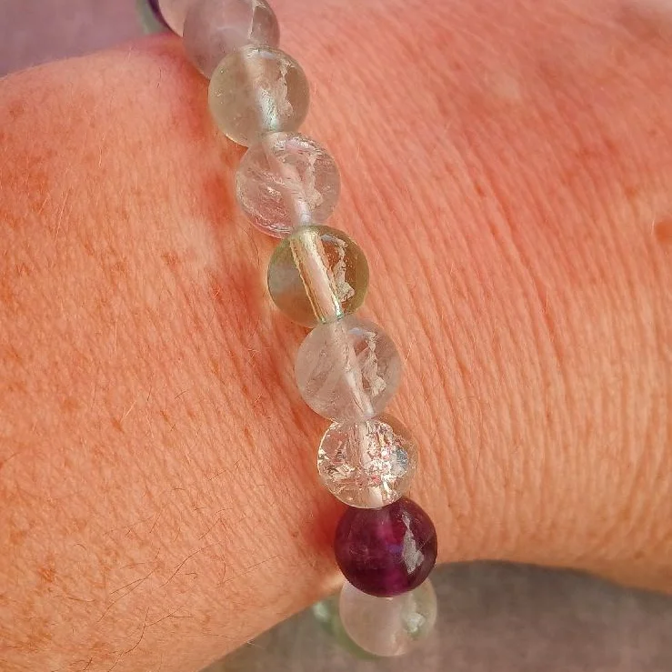 Bracelet fluorite - esprit clair et pensées positives