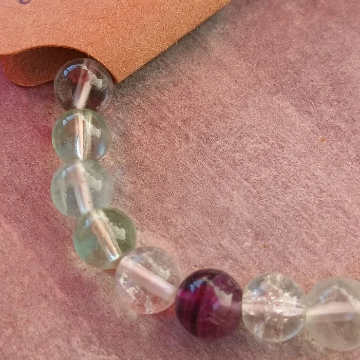 Bracelet fluorite - esprit clair et pensées positives