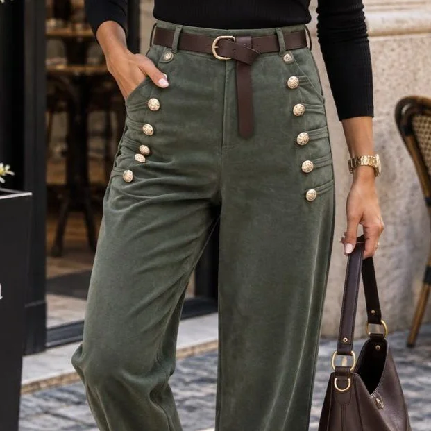 pantalon officier peau de pêche